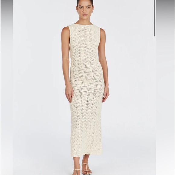 DISSH crochet dress buttermilk color xs - Picture 4 of 9